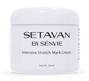 setavan stretch mark cream jar